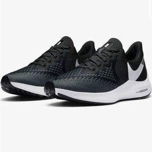 Nike Air Zoom Winflow 6 Black and White Sneakers
